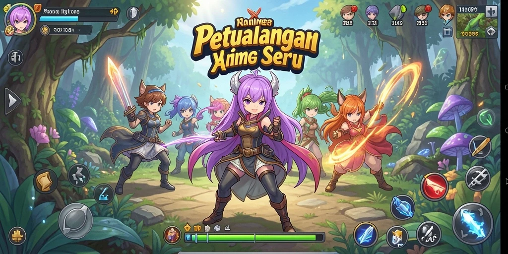 Screenshot gameplay menarik dari 116X dengan karakter Anime.