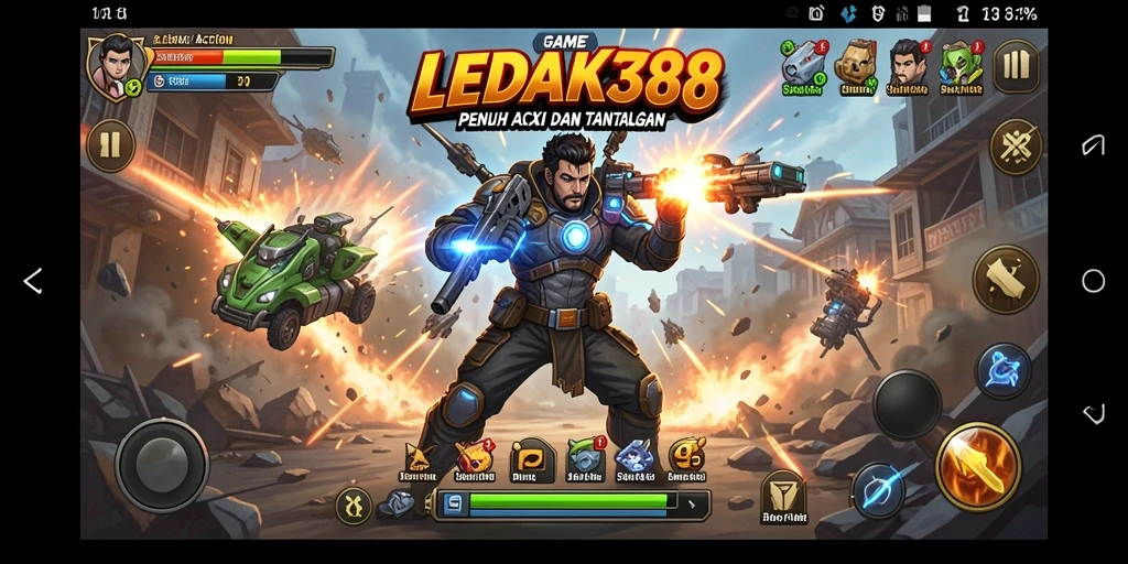 Gameplay aksi mendebarkan di LEDAK388 dengan karakter unik dan tantangan.