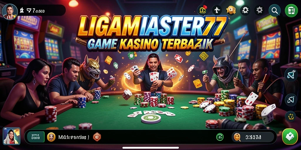Tampilan menarik dari gameplay LIGAMASTER77 yang menegangkan.