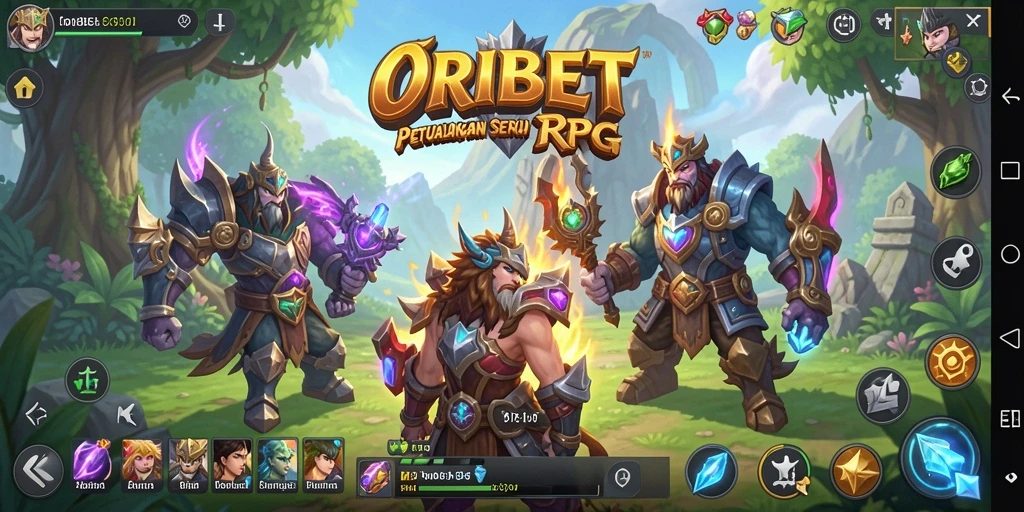 Gameplay RPG menarik dengan pertarungan dan eksplorasi.