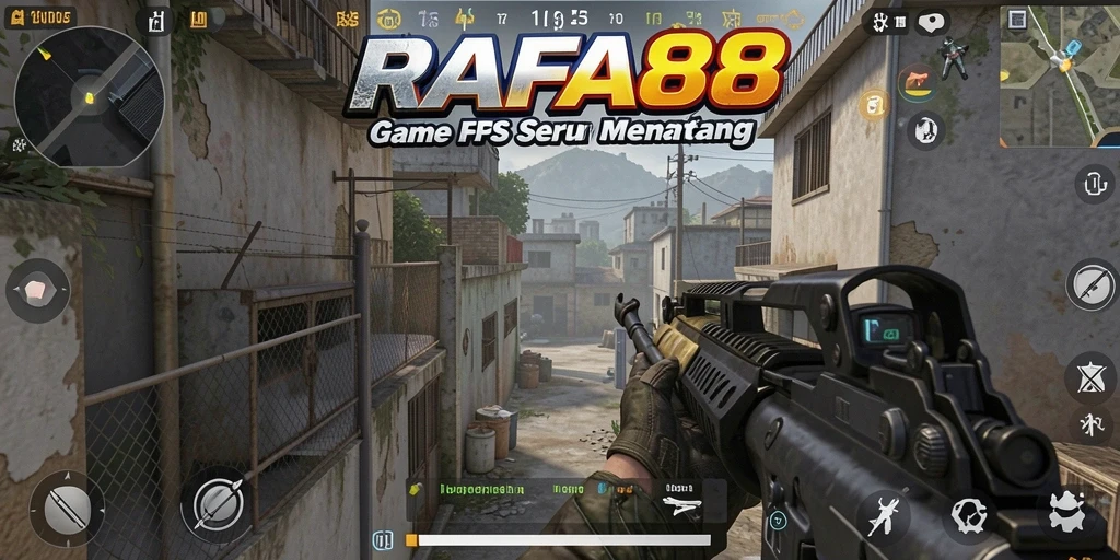 Screenshot gameplay RAFA88 yang menghadirkan aksi tembak-menembak seru.