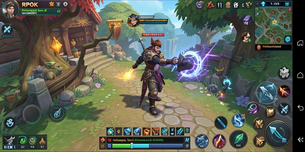 Tampilan permainan RPOK dengan gameplay yang seru dan menantang.
