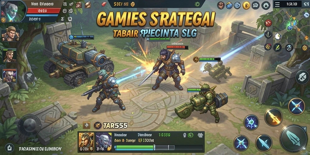 Screenshot gameplay TAR555 menunjukkan aksi strategis yang menarik.