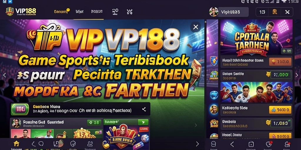 Screenshot VIP188 menampilkan antarmuka taruhan yang interaktif dan menarik.